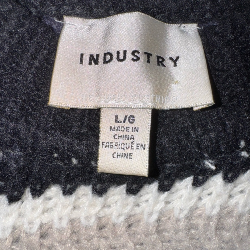 Industry Black and White Sweater